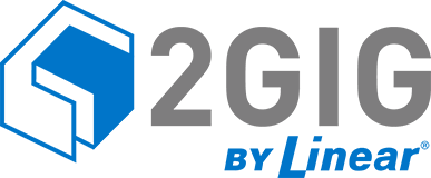 2GIG by Linear logo. 2GIG by Linear security systems